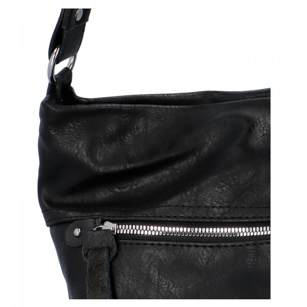 Dámská kabelka přes rameno Paolo Bags Jiřina - černá