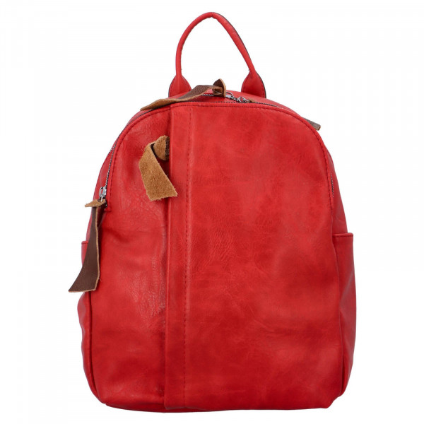 Dámský batoh Paolo Bags Alice - červená