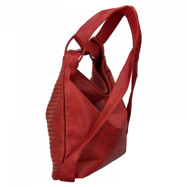 Dámská kabelka přes rameno Paolo Bags Norra - červená