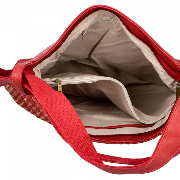 Dámská kabelka přes rameno Paolo Bags Norra - červená
