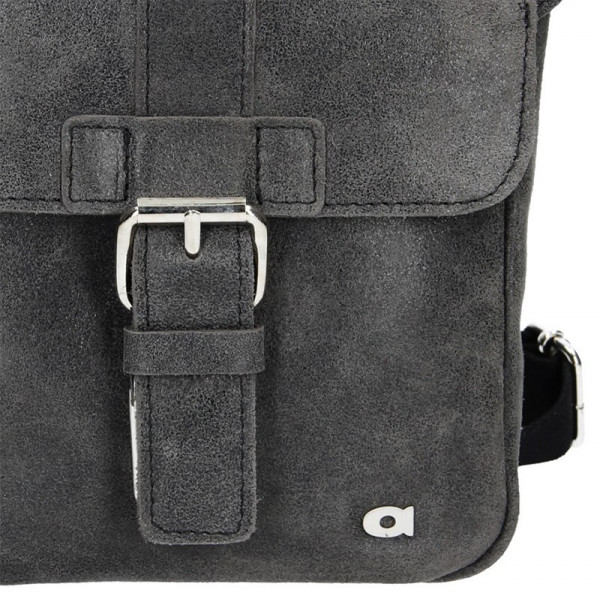 Luxusní pánská kožená taška Daag RISK UP 155 - černá