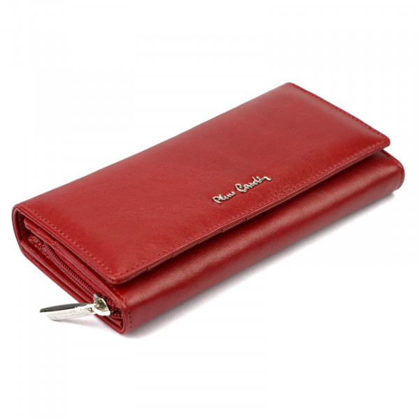 Dámská kožená peněženka Pierre Cardin Veronne - červená