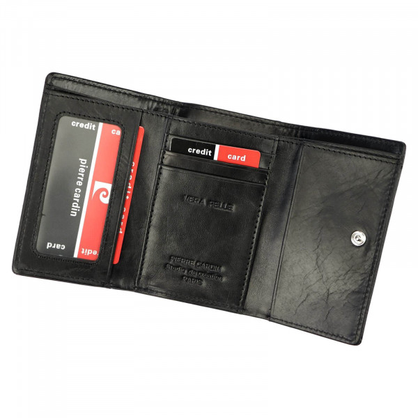 Dámská kožená peněženka Pierre Cardin Viliama - černá