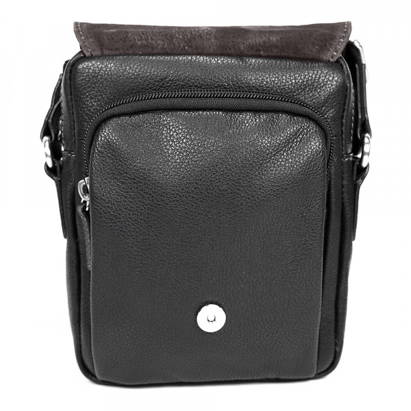 Pánská kožená taška na doklady Hexagona 463993 - černá