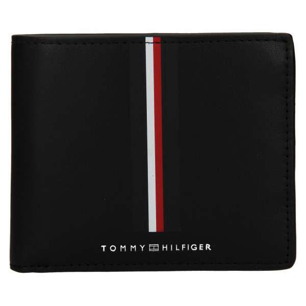Pánská kožená peněženka Tommy Hilfiger Daniel - černá