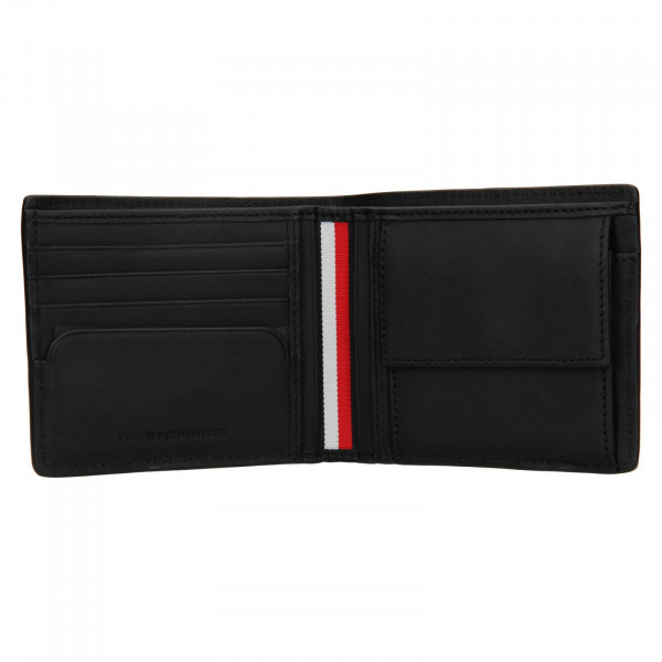 Pánská kožená peněženka Tommy Hilfiger Daniel - černá
