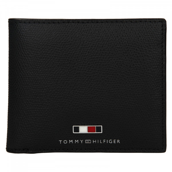 Pánská kožená peněženka Tommy Hilfiger Liam - černá
