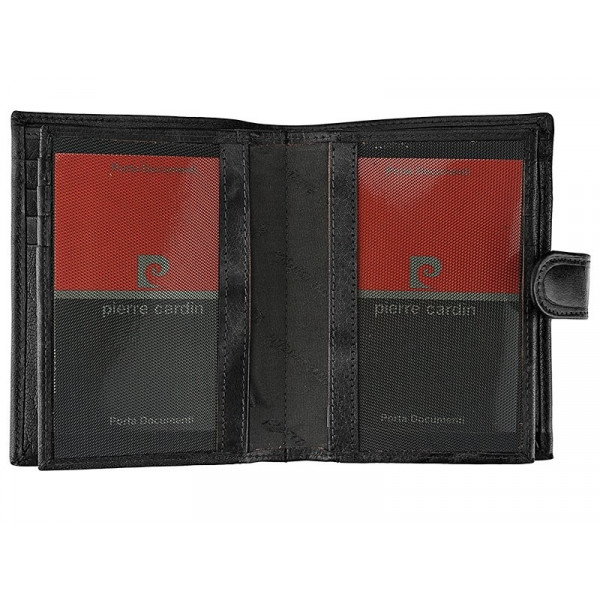 Pánská kožená peněženka Pierre Cardin Fredderic - černá