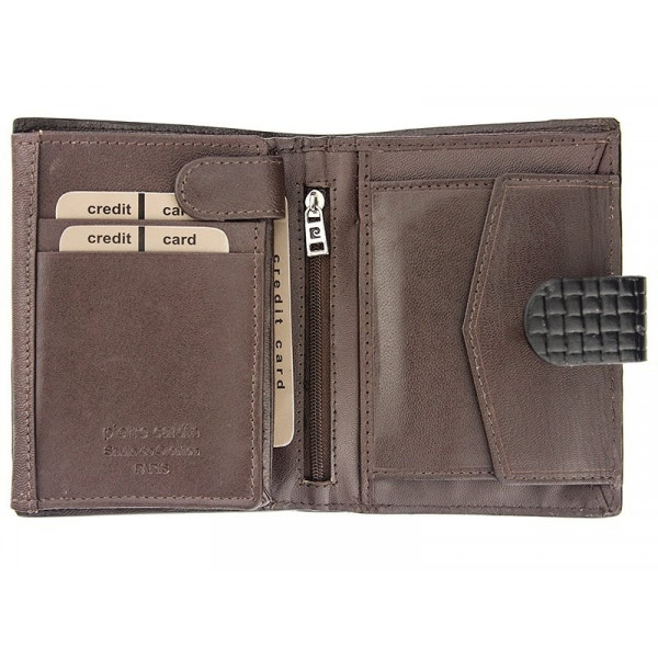 Pánská kožená peněženka Pierre Cardin Gussepe - černá