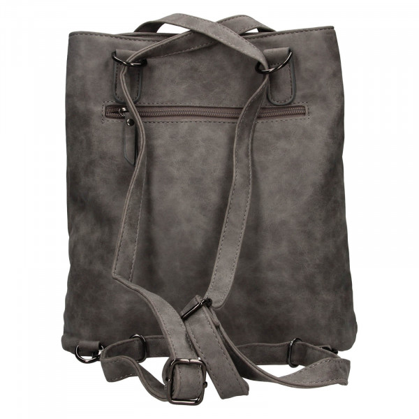 Elegantní dámská batůžko-kabelka Enrico Benetti Merta - šedá