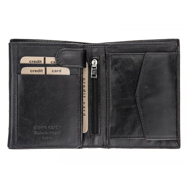 Pánská kožená peněženka Pierre Cardin Monet - černá