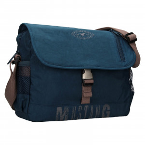Pánská taška přes rameno Mustang Abra - modrá