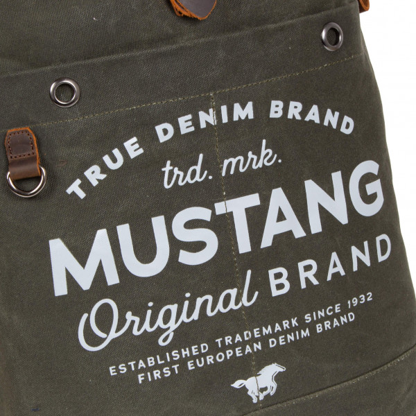 Velký trendy batoh Mustang Lindr - zelená