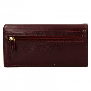Dámská kožená peněženka Lagen Victoria - tmavě červená