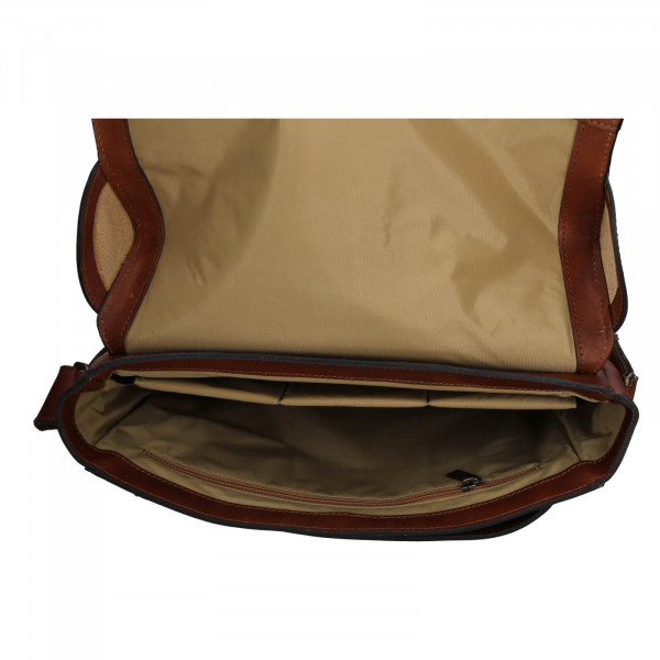 Luxusní pánská kožená taška Daag ALIVE 12 - hnědá
