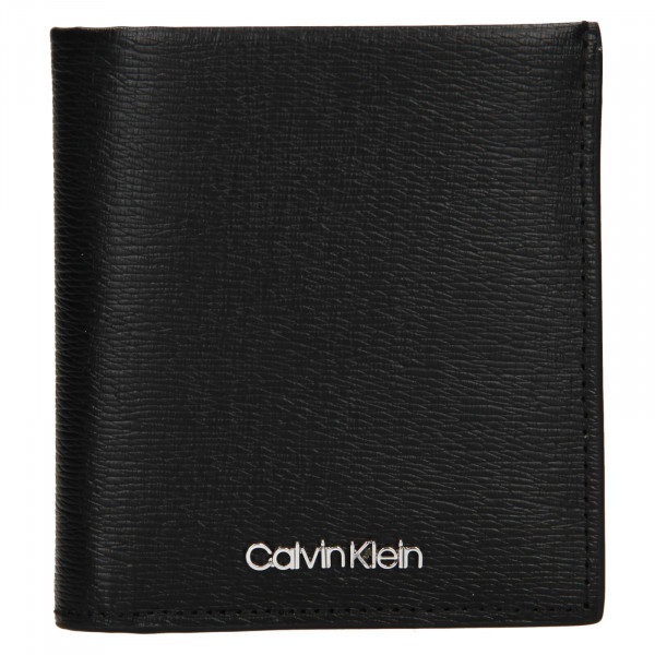 Pánská kožená peněženka Calvin Klein Lemmon - černá