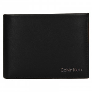 Pánská kožená peněženka Calvin Klein Mims - černá