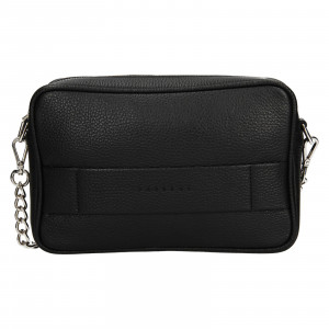 Trendy dámská kožená crossbody kabelka Facebag Ninals - černá