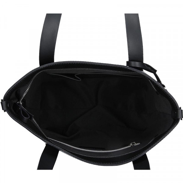 Dámská kožená kabelka Facebag Nina - černá