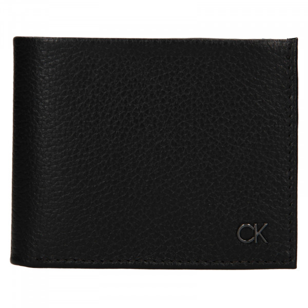 Pánská kožená peněženka Calvin Klein Rasle - černá
