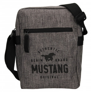 Pánská taška přes rameno Mustang Atlant - šedá