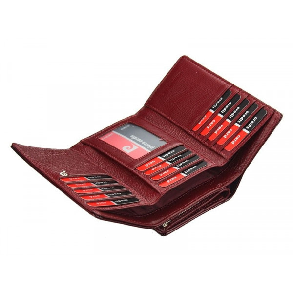 Dámská kožená peněženka Pierre Cardin Alberta - červená