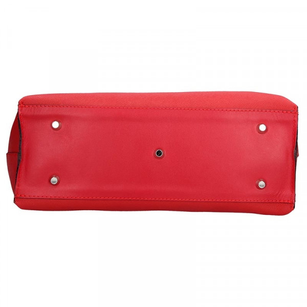 Dámská kožená kabelka Facebag Nina - červená