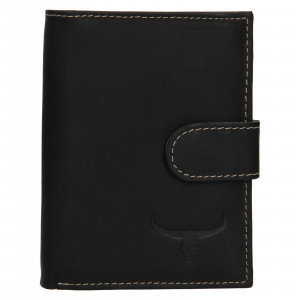 Pánská kožená peněženka Wild Buffalo Kens - černá