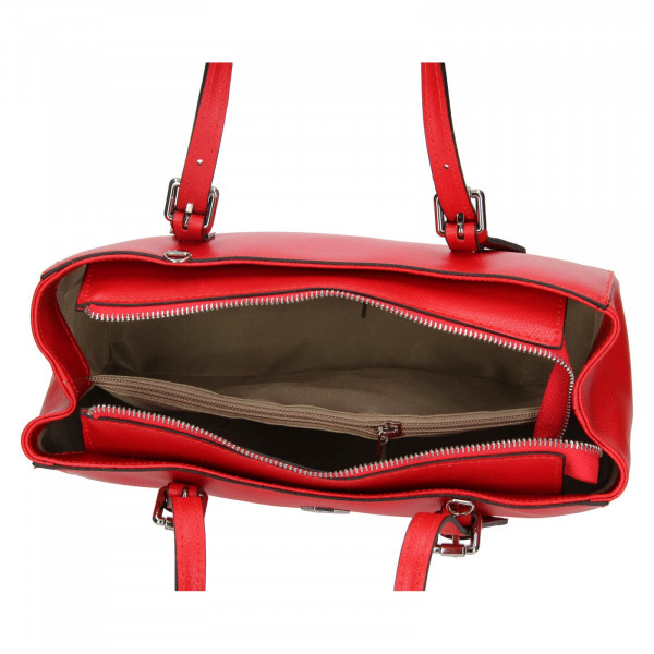 Dámská kožená kabelka Marina Galanti Giulia - červená
