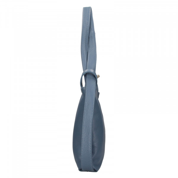 Dámská kožená batůžko-kabelka Italia Maria - tmavě modrá