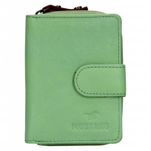 Dámská kožená peněženka Mustang Olga - zelená