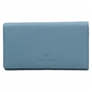 Dámská kožená peněženka Mustang Stela - modrá