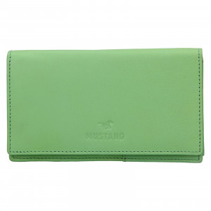 Dámská kožená peněženka Mustang Stela - zelená