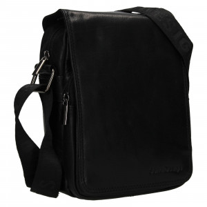 Panská kožená taška přes rameno SendiDesign Tomes - černá