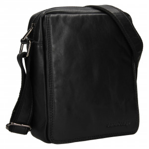 Pánská kožená taška přes rameno SendiDesign Trinte - černá