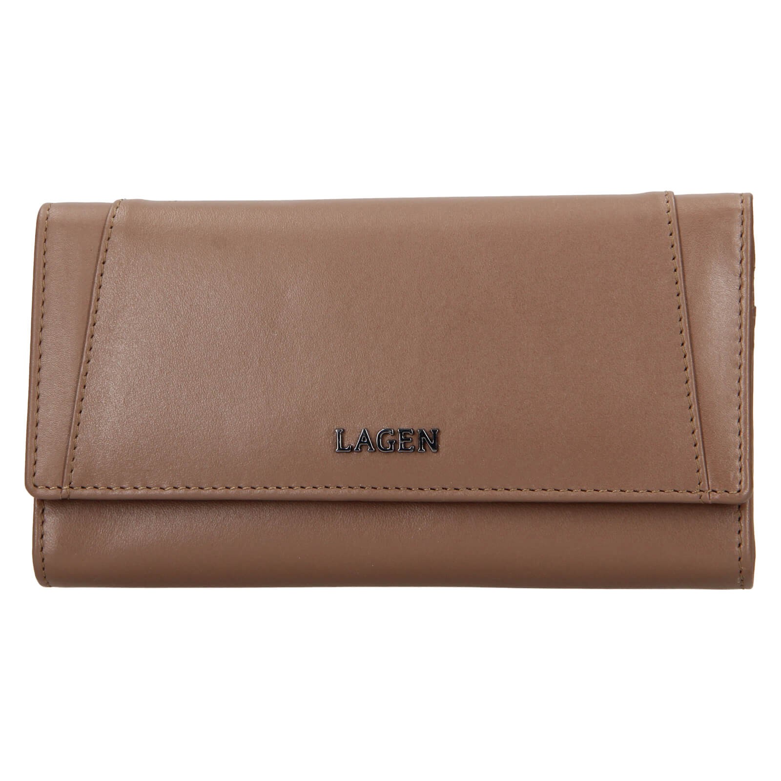 Dámská kožená peněženka Lagen Carlas - světle hnědá