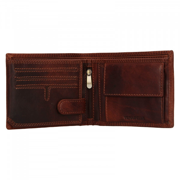 Pánská kožená peněženka SendiDesign Eagle - hnedá