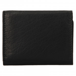 Dámská kožená slim peněženka Lagen Déborah - černá