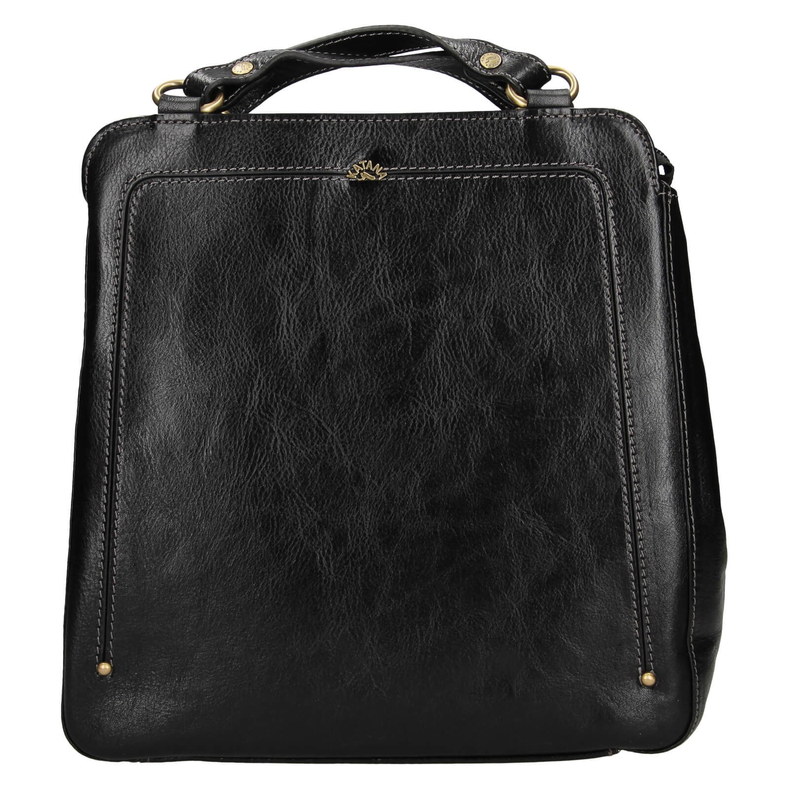 Dámská kožená batůžko kabelka Katana Viola - černá