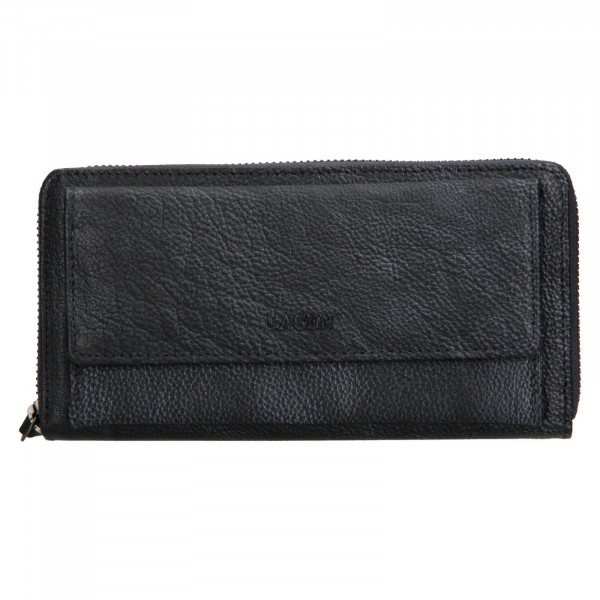 Dámská kožená peněženka Lagen Maria - modro-černá