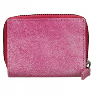 Dámská kožená peněženka Lagen Carmena - růžová