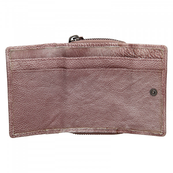 Dámská kožená peněženka Lagen Carmena - fialová