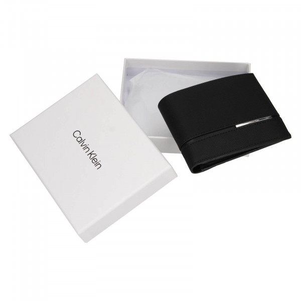 Pánská kožená peněženka Calvin Klein Vendos - černá
