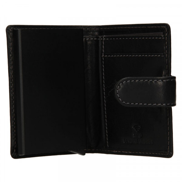 Pánská kožená peněženka SendiDesign Klonnt - černá