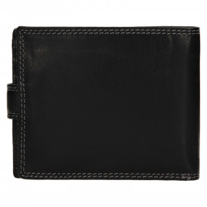 Pánská kožená peněženka SendiDesign Zrobek - černá
