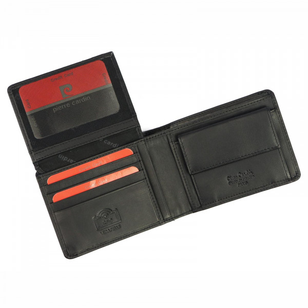 Pánská kožená peněženka Pierre Cardin Zdenk - černá