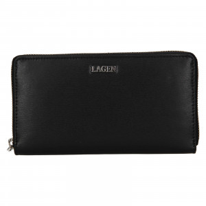 Dámská kožená peněženka Lagen Dita - černá