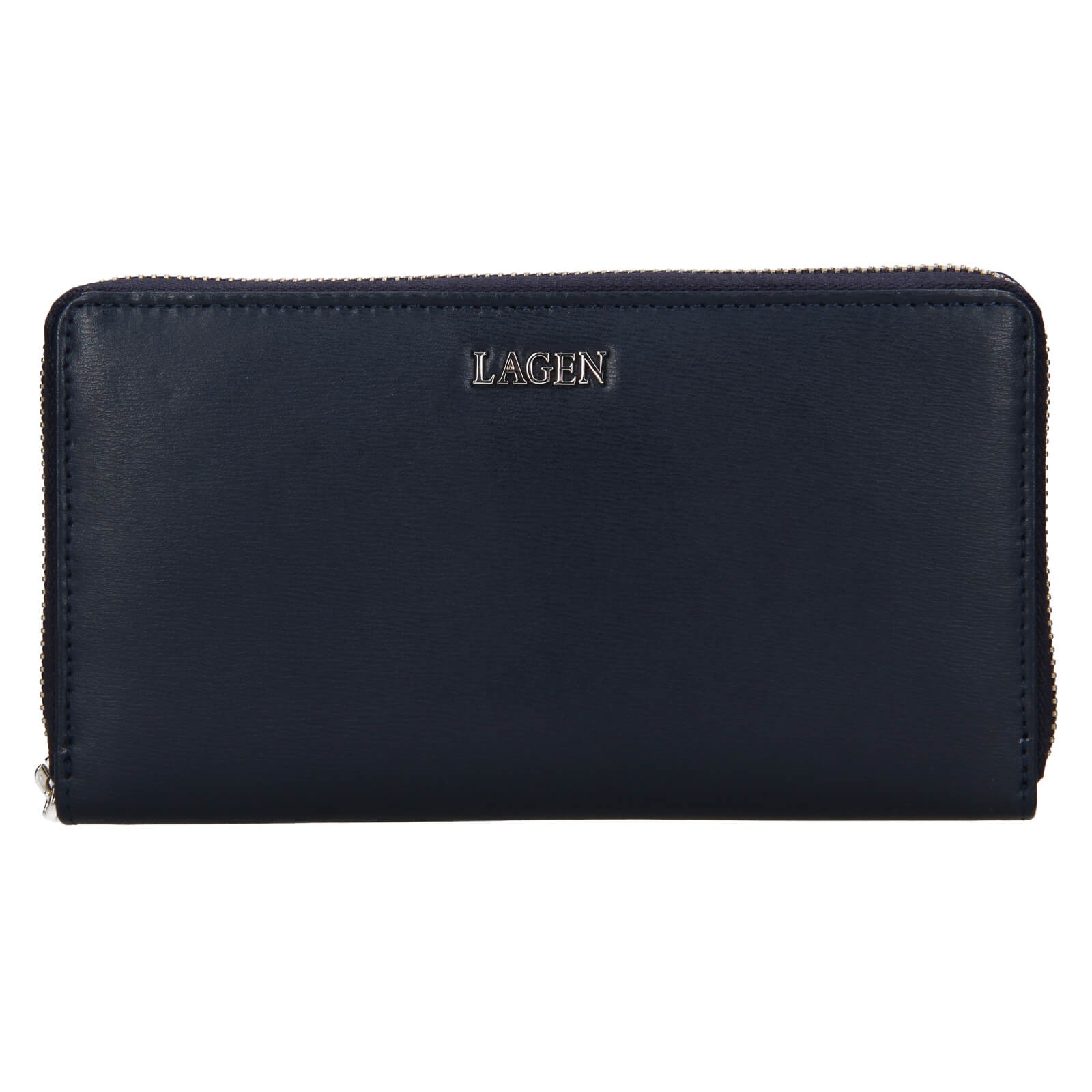 Dámská kožená peněženka Lagen Dita - tmavě modrá