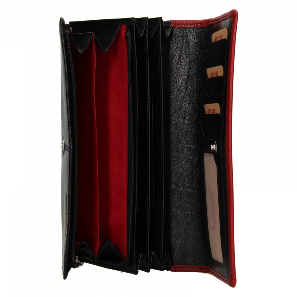 Dámská kožená peněženka Lagen Heda - černá
