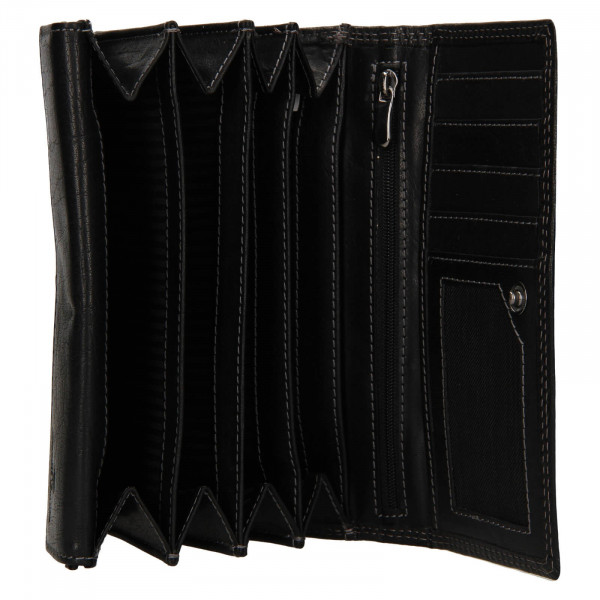 Dámská kožená peněženka SendiDesign Ember - černá